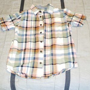 Cat & Jack button down shirt (M) 8-10